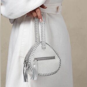 Metallic TRIUNFO MINI TRIANGLE BAG NWT